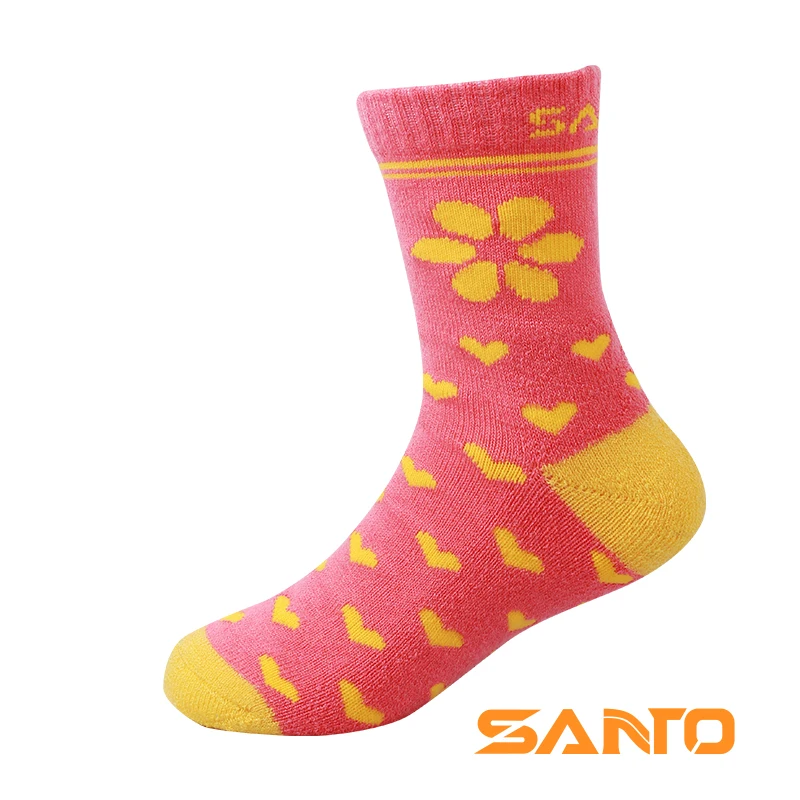 2 пары SANTO Kids толстые теплые носки из мериносовой шерсти для катания на лыжах