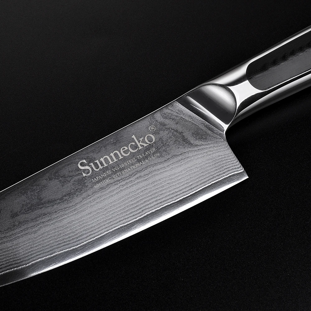 Набор кухонных ножей SUNNECKO 2 шт. 6 5 дюйма 3 лезвие из дамасской стали|knife set|kitchen knife