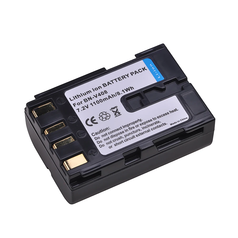 

Tectra, 1 шт., BN-V408 BNV408 BN V408, батарея для JVC GR-D230US GR D30 D30E D30U D30US D31EK D31US D32, батарея