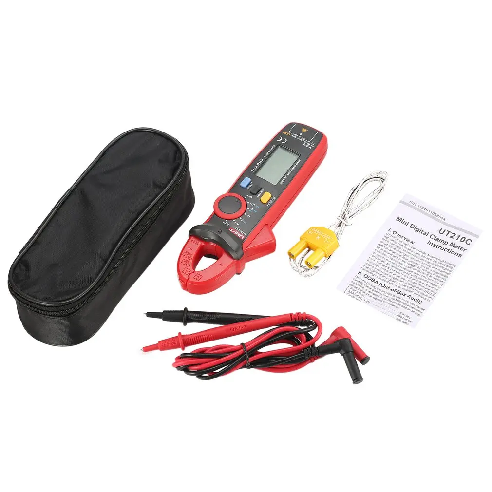 UNI-T мини True RMS цифровой портативный мультиметр зажим Volmeter Авто диапазон DC/AC