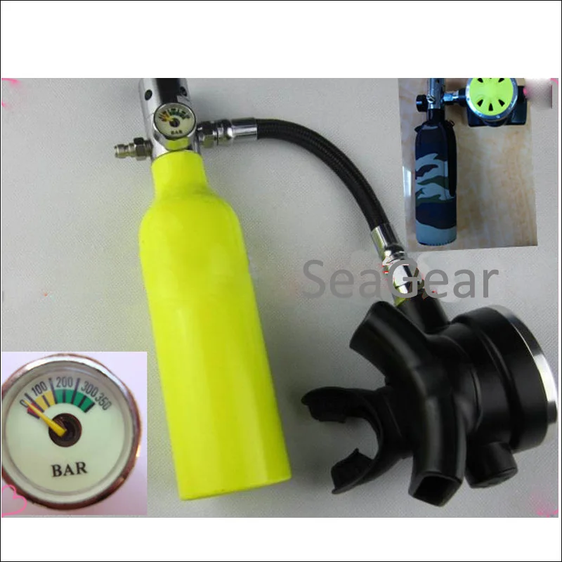 Манометр для подводного плавания SPG Mini pony bottle манометр высокого давления 350 бар 7/16