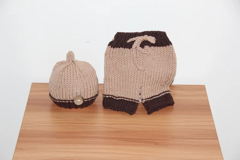 Бесплатная доставка комплект шапки для новорожденных-полосатая шапка бини и