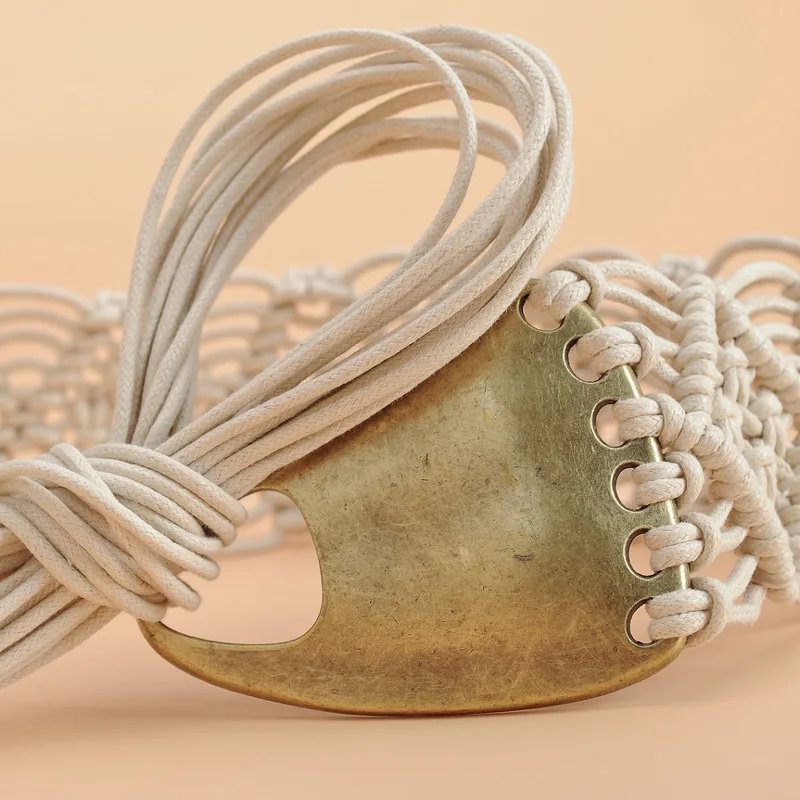 Ms. народный стиль тканевый галстук широкий пояс богемного ветра платье пальто