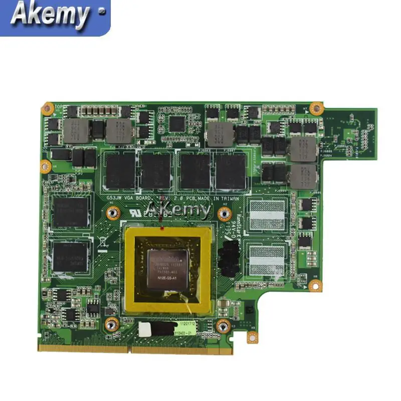 Amazoon G53JW N11 GS A1 GTX460M 1 ГБ графическая карта GPU для For Asus G73SW G53SW G53SX VX7 VX7S GTX 460