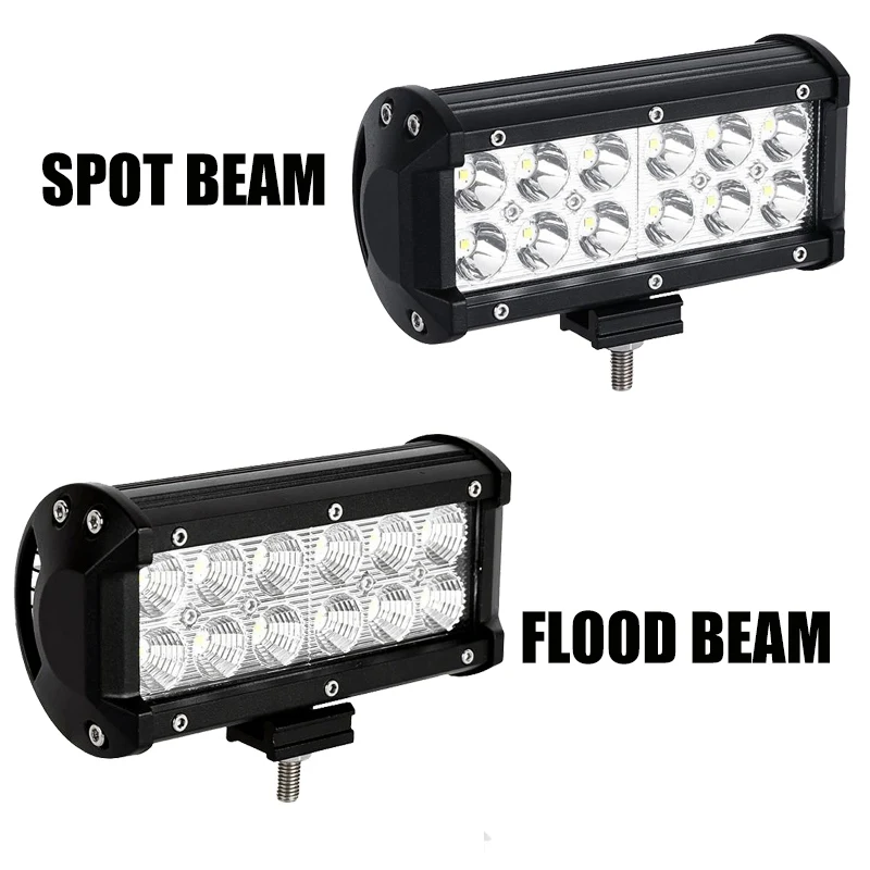 2 PCS 4'' 18W 7'' 36W LED Work Light Bar 12v 24v Spot Flood Beam Offroad Motorcycle Tractor Boat 4WD 4x4 Truck SUV ATV UTV |