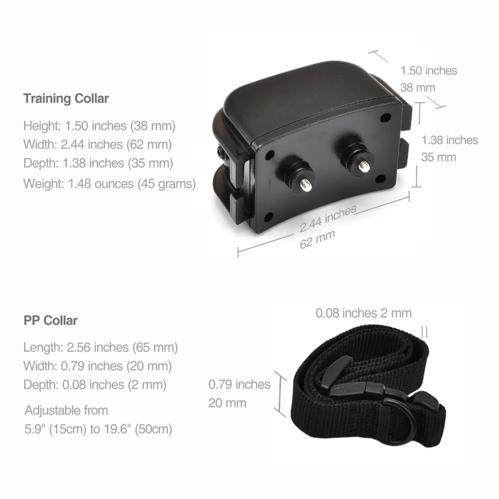 Ошейник лай Стоп pet обучения электронный анти коры Регулируемый ошейник для