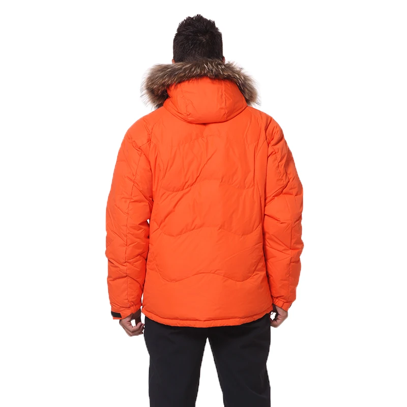 2022 Winter Men Down Jacket Warm Down Coats Hooded Real Raccoon Fur Winter Jacket Men Waterproof Windproof Man Jackets Outwear