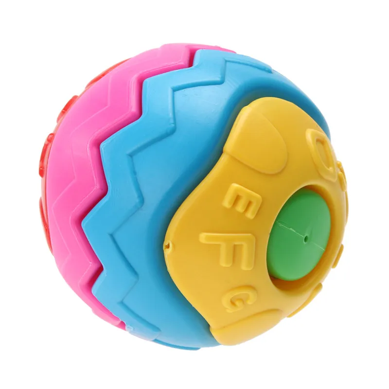 9 см смешные схватив младенческой ползет игрушка мяч головоломки деформация