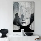 SURELIFE абстрактная модная фигурка черно-белая стена искусство фотография плакат подарок гостиная домашний декор