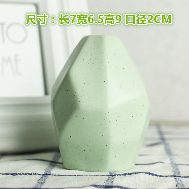 Ceramic Vase Flower Bottle Modern Simple Hydroponic Container Porcelain Artificial Vases Office Wedding Home Decoration | Дом и сад