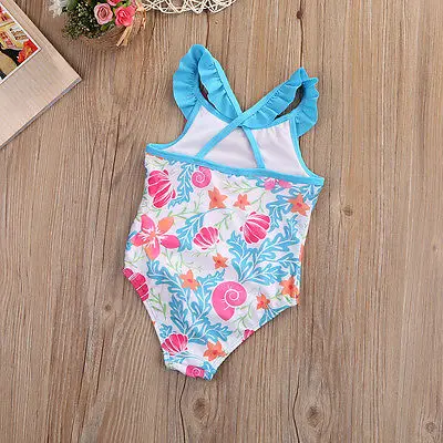 Малыша Одежда для детей малышей девочек купальный костюм русалки Боди с рисунком