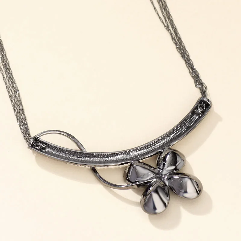 Neoglory Auden Rhinestone Chain Necklaces Pendants for Women Fashion Flower Jewelry 2020 New Brand JS3 Flo-b QC4 | Украшения и