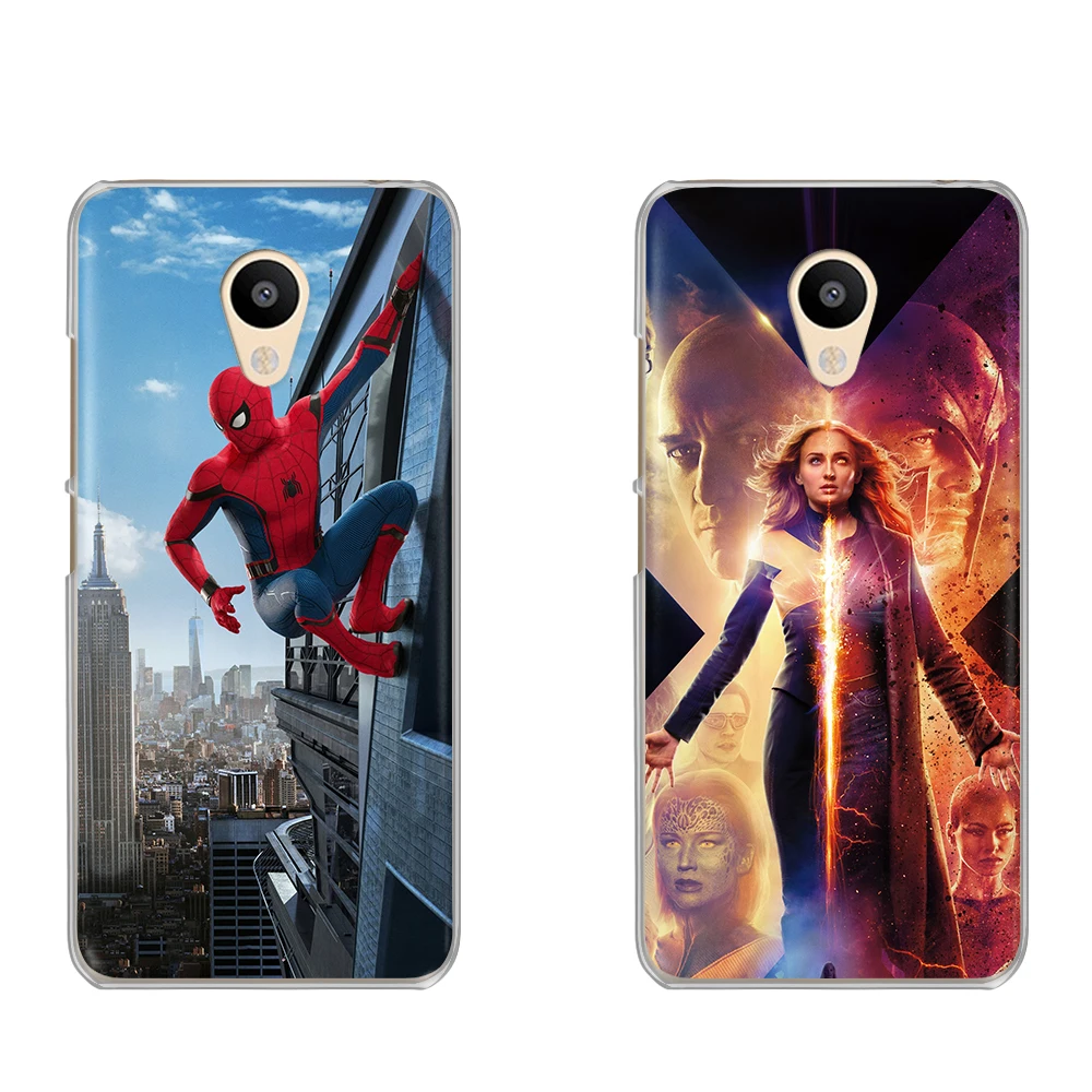 Модный чехол для телефона Meizu M6 Note M5S 5C M3s 3 M5 Pro6 U10 U20 Miracle Hero Iron Man Spiderman мягкий