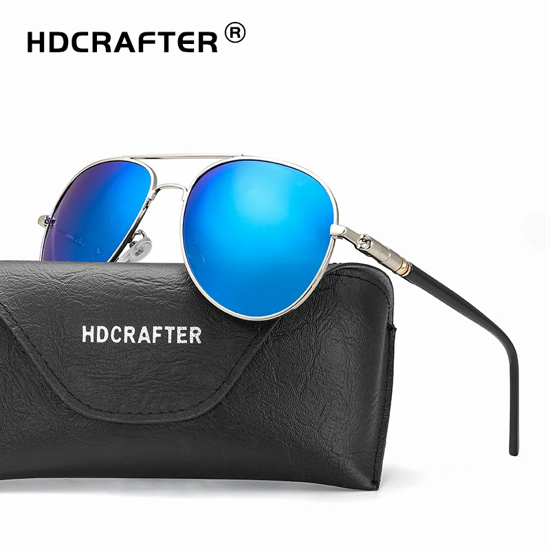 HDCRAFTER 2018 солнцезащитные очки авиаторы мужские поляризованные uv400 Высокое