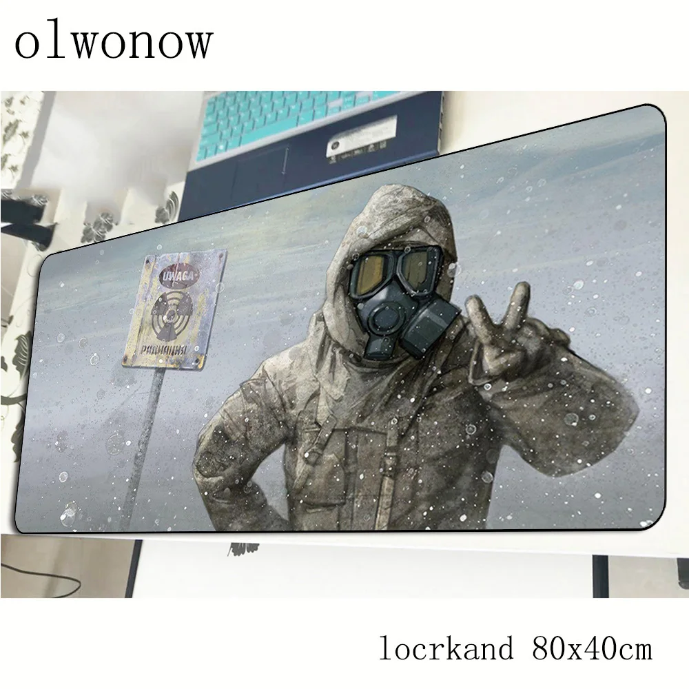 Игровой коврик для мыши stalker с заблокированным краем игровой 800 х400х2 мм