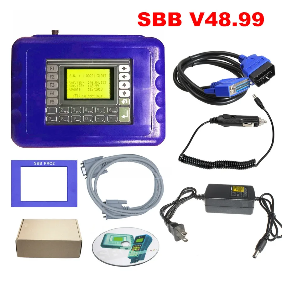 

SBB PRO2 V48.88 V48.99 Универсальный Авто ключевой программист V48.88/V48.99 SBB, иммобилайзер ключ чайник профессиональная диагностика