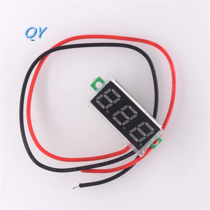 0 28 дюймов синий 2 5 V-30 V Мини цифровой вольтметр Напряжение метр тестер