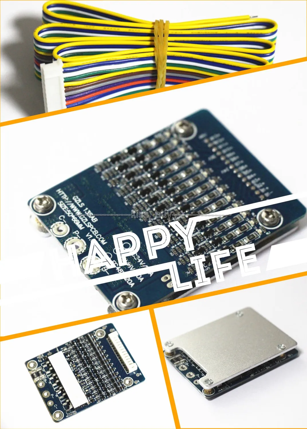 13S 48V литий-ионная литиевая батарея 20A 18650 защита батареи BMS PCB плата с балансом