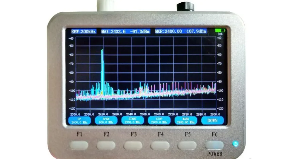 XT-239 XT239 2,3 GHz~ 2,9G " lcd обработанный РЧ анализатор спектра SPAN/RBW/CENT/MARKER MAXHOLD