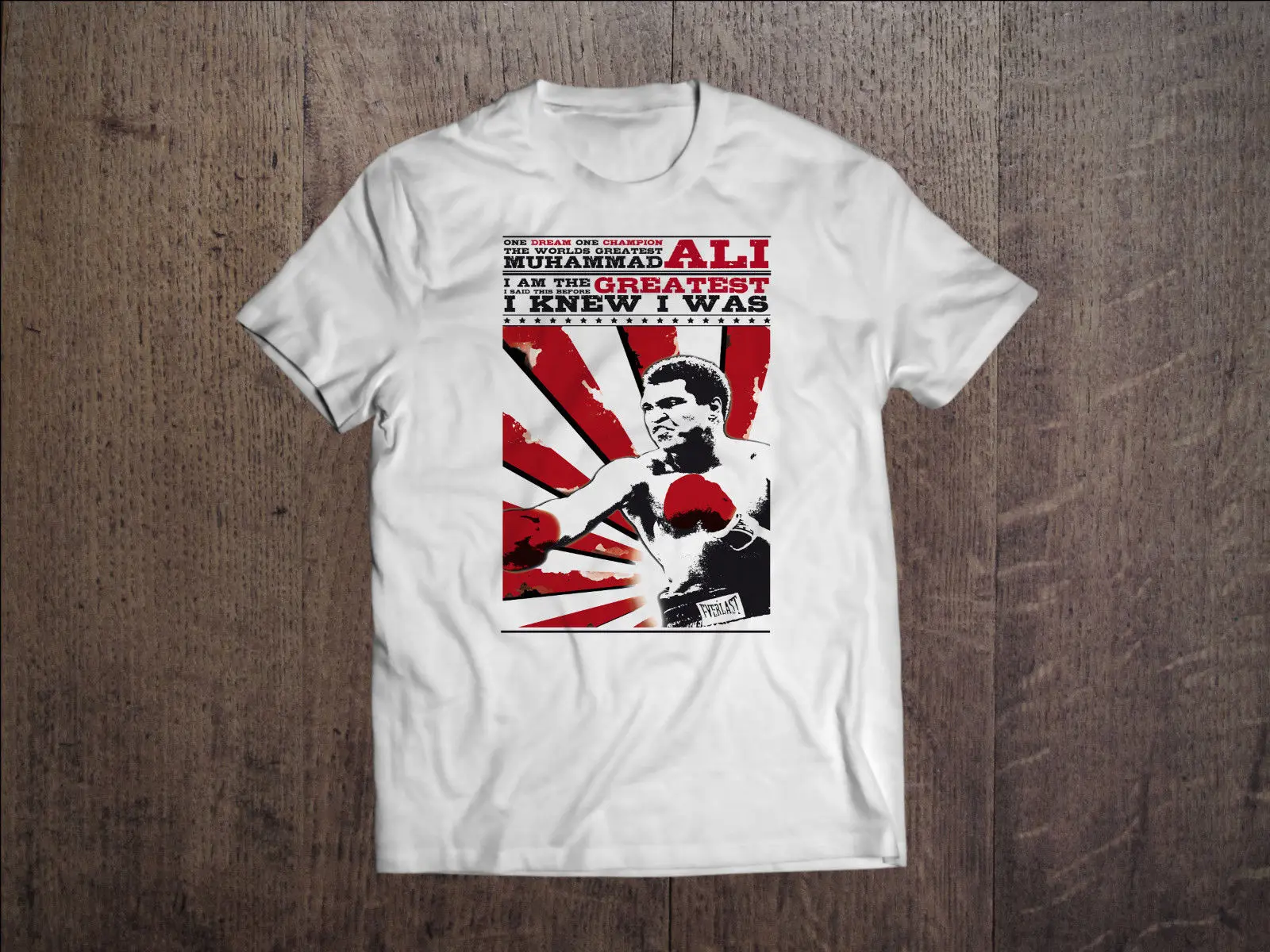 

Summer 2019 Short Sleeve Plus Size Muhammad Ali The Greatest Men White T-shirt Boxer Legend Tee Shirt 2 Tee Shirt