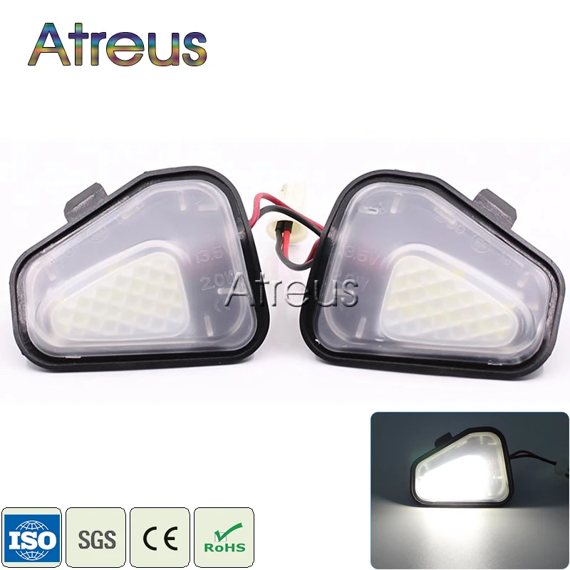 Atreus Автомобильный светодиодный под боковое зеркало с подсветкой для Volkswagen VW Passat
