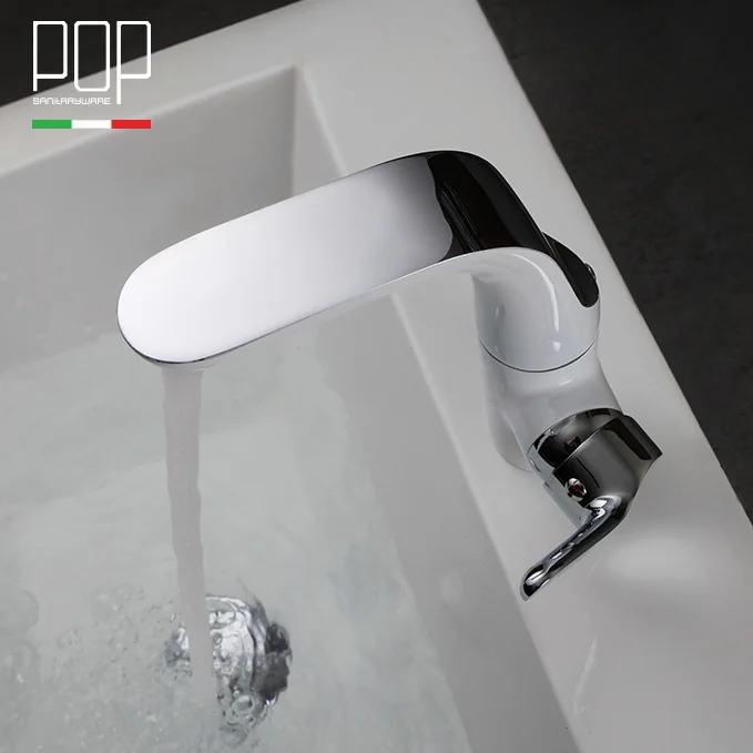 Кран для раковины из твердой латуни с одной ручкой кран холодной и горячей воды