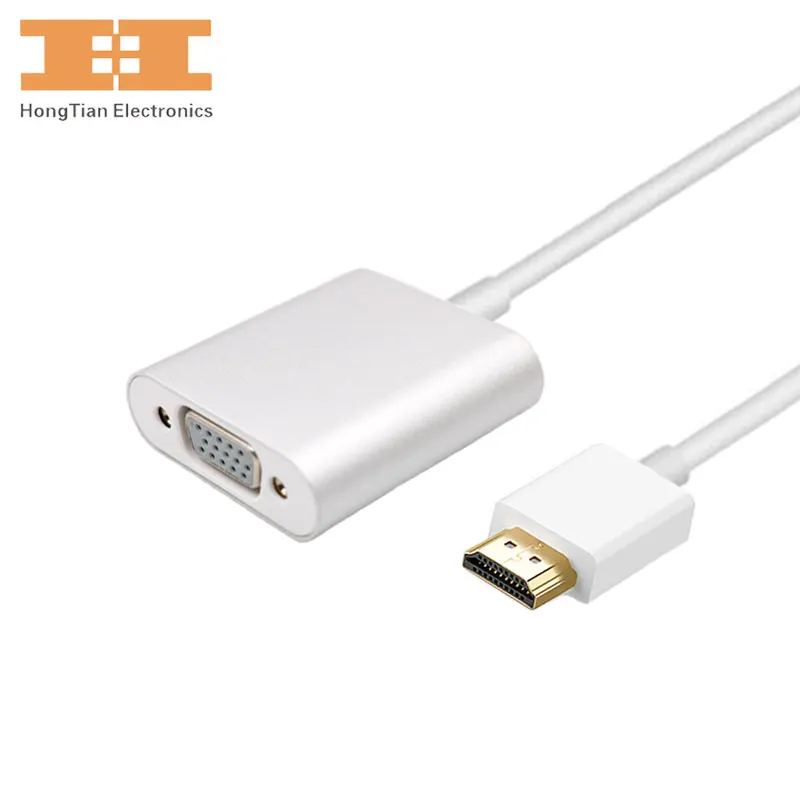 HDMI VGA Кабель адаптер 1080 P HD ТВ scheda Видео Аудио Мужской женское конвертер кабели для