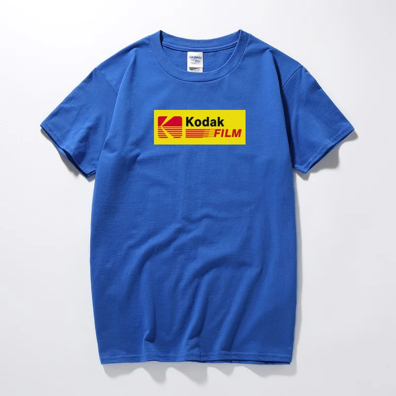 2018 Летняя мужская и женская футболка в Корейском стиле ретро свободная Kodak с