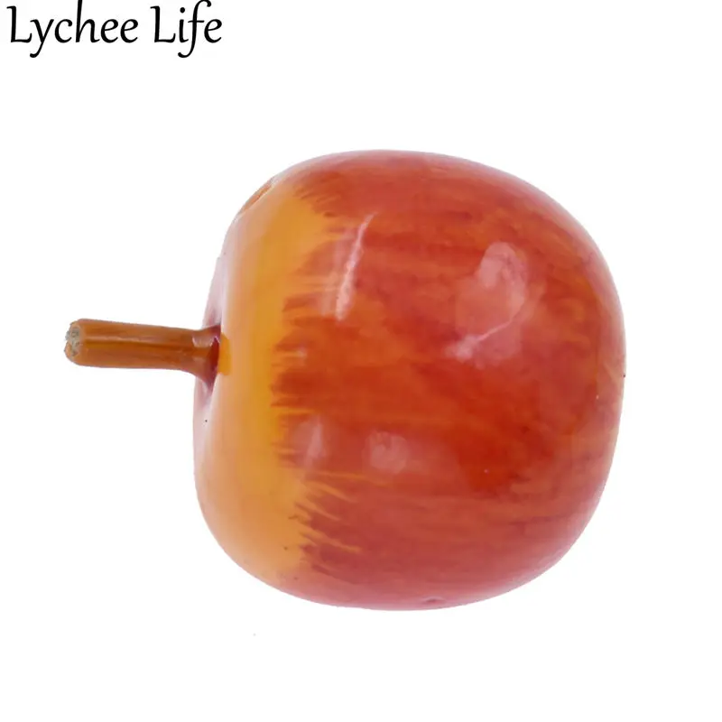 Lychee 50 шт. искусственное яблоко пластиковая пена яблоки фрукты современный стиль