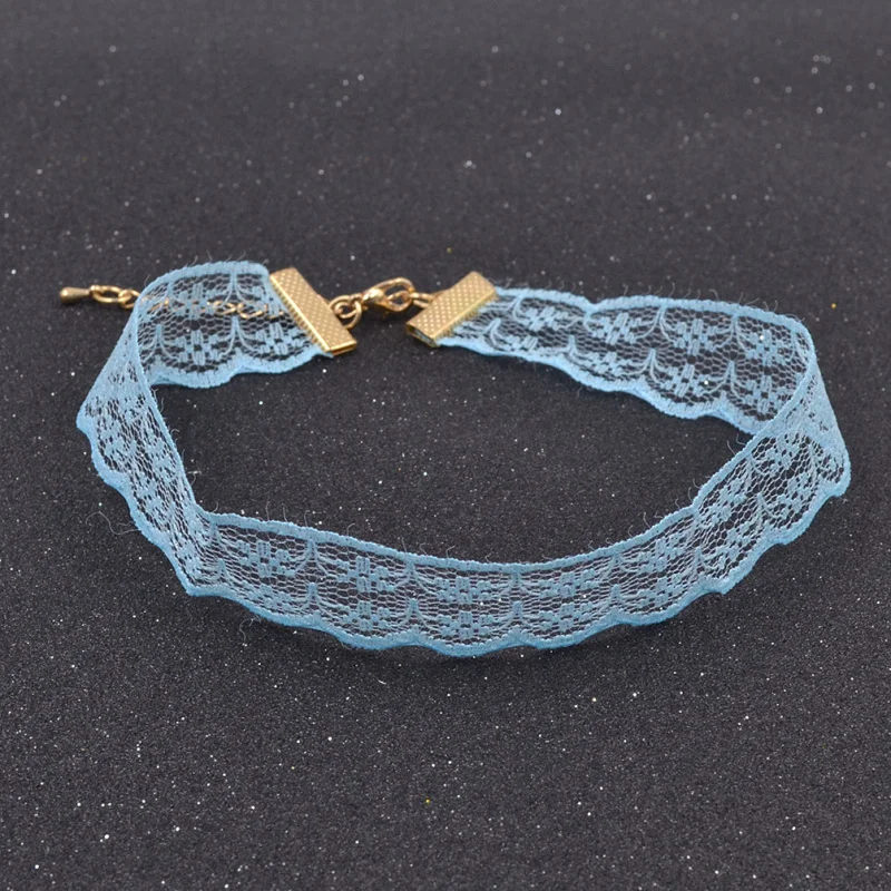Женский кружевной чокер регулируемое ожерелье с кружевом в стиле Лолиты |