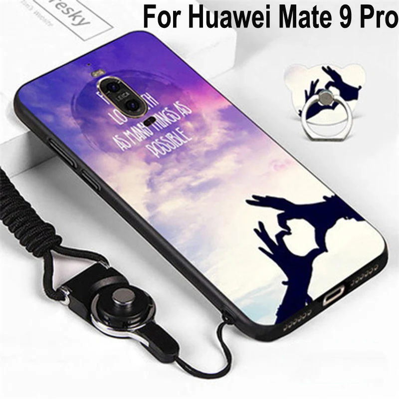 Чехлы для телефонов Huawei Mate 9 Pro чехлы мягкий силиконовый чехол сумка 9Pro mate9pro