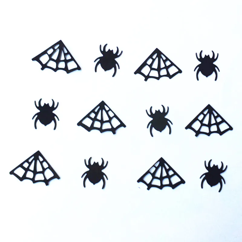 Вечерние конфетти для Хэллоуина черепа летучие мыши пауки тыквы украшение