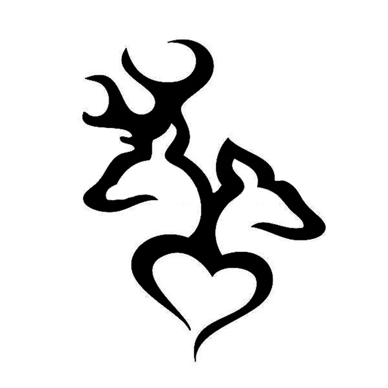 10 5*14 см Browning Love Deer Hunter охотничьи Мультяшные декоративные наклейки на машину