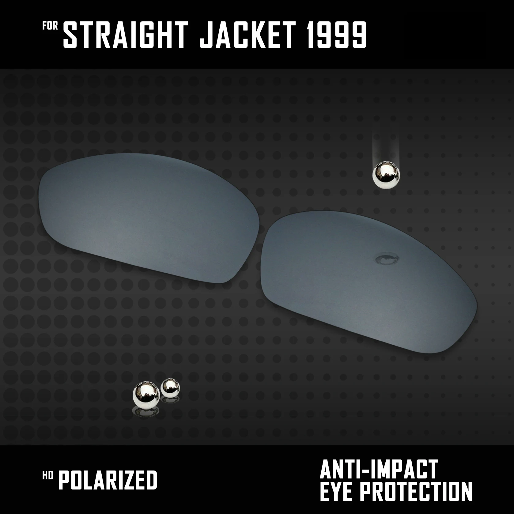 Замена линз OOWLIT для Oakley прямой куртки 1999 поляризованные солнцезащитные