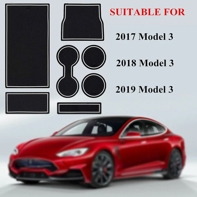 Накладки для автомобильной консоли Tesla Model 3 Нескользящие защитные накладки
