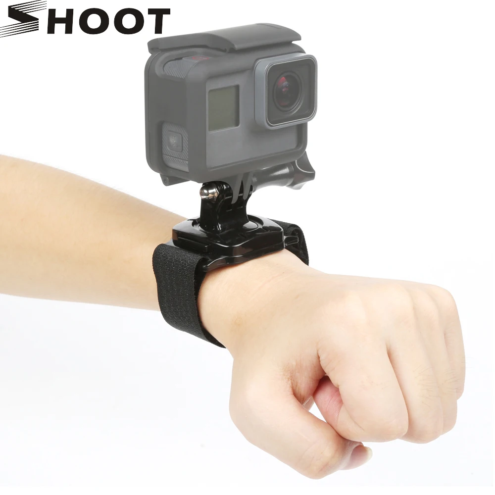 Поворотный ремень на 360 градусов для камеры GoPro 9 8 7 6 5 Black Xiaomi Yi 4K Sjcam Eken H9 аксессуары
