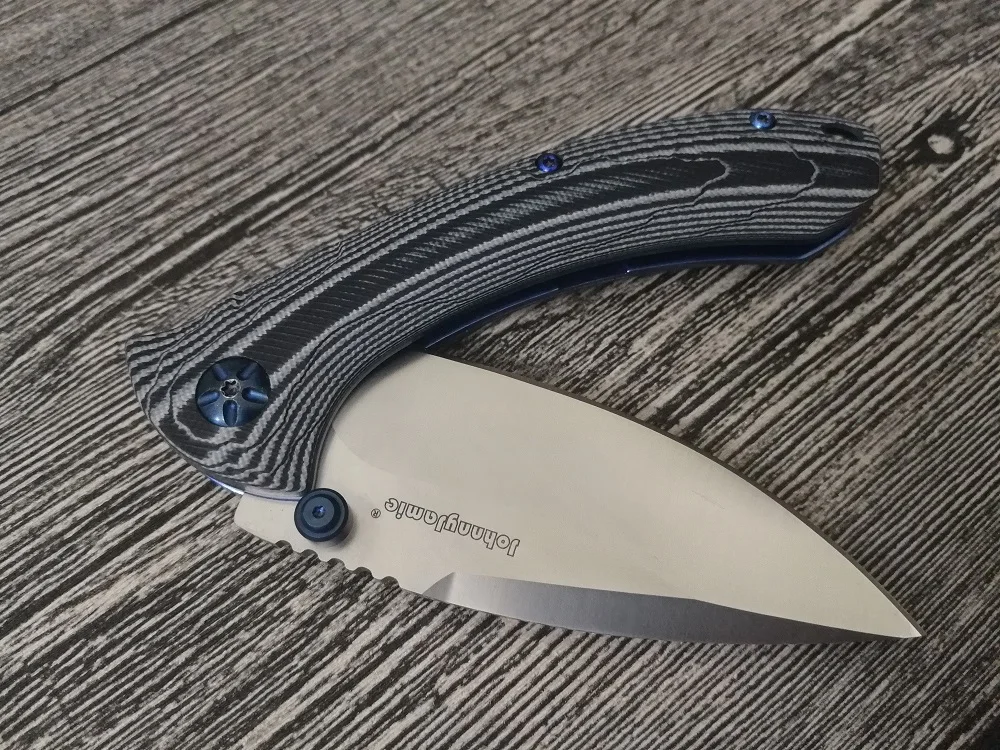 DX JohnnyJamie Dogbug C814GPBKW черный белый G10 Ручка D2 стальное лезвие складной Военный нож для кемпинга Охотничий Тактический нож s