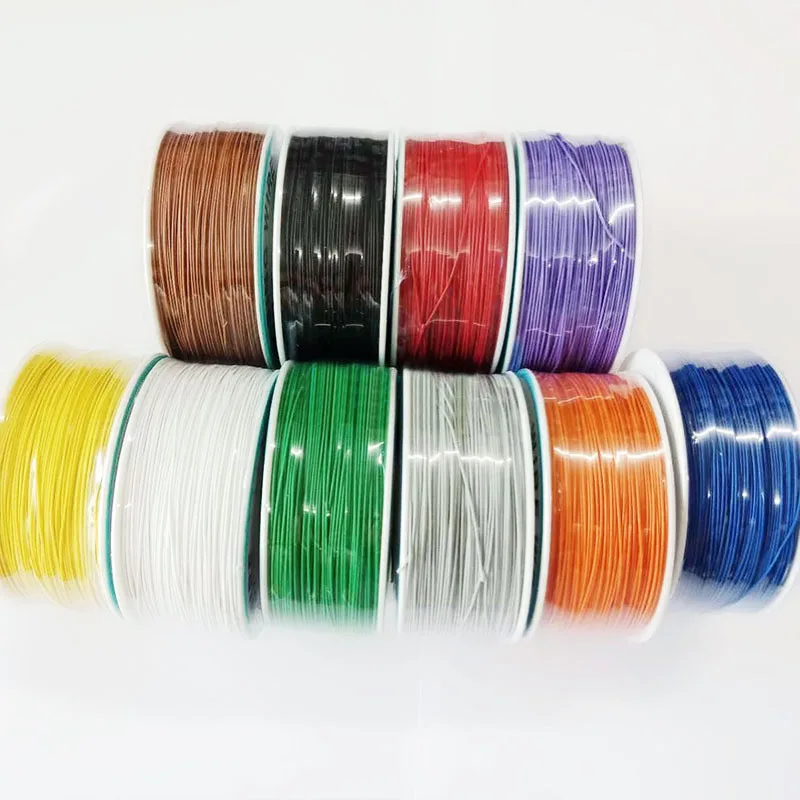 30AWG 0 5 мм платы полет Перемычка ОК линия Обёрточная бумага ping Гибкая изоляция