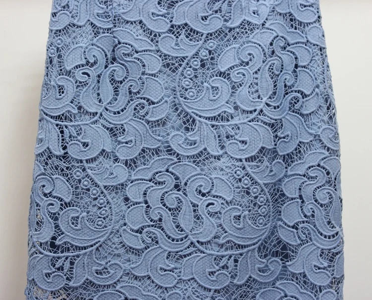 Высокая талия bodycon юбка летние кружевные юбки модные женские большой размер