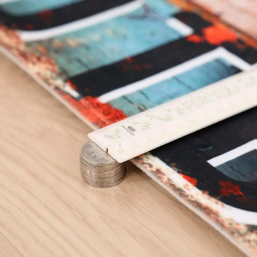 Мультяшный коврик в виде футбольного мяча регби Нескользящие Коврики для кухни