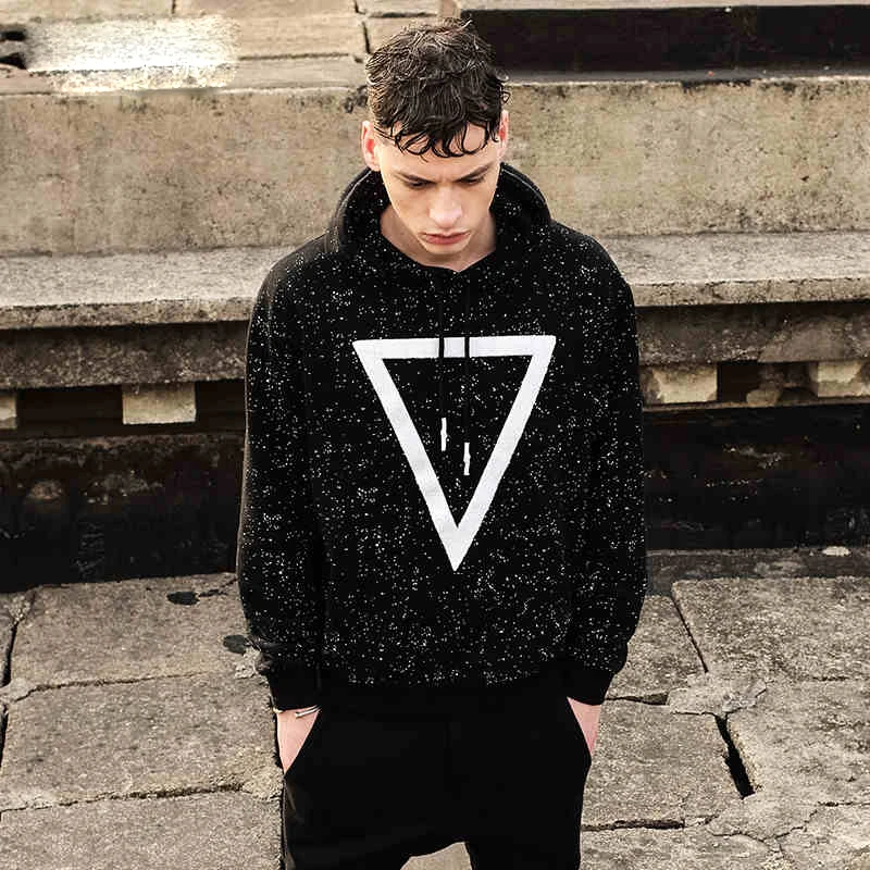 Новинка 2017 весна лето Мужская голова с капюшоном мужская прилив бренд Молодежная