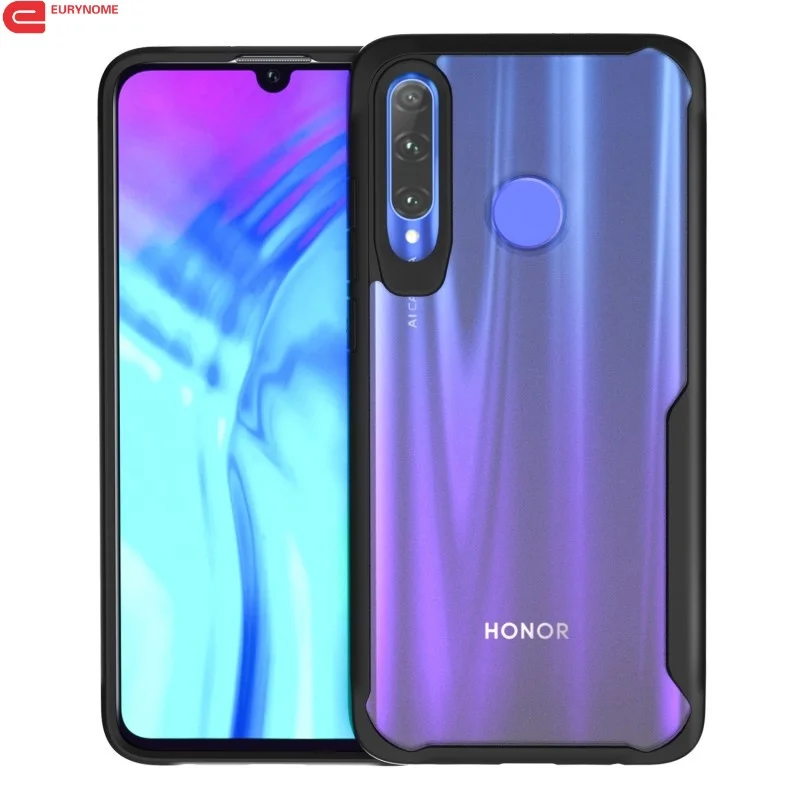 Чехол для huawei P Smart плюс 2019 чехол Прозрачный ударопрочный Пластик Honor 10 lite 10i