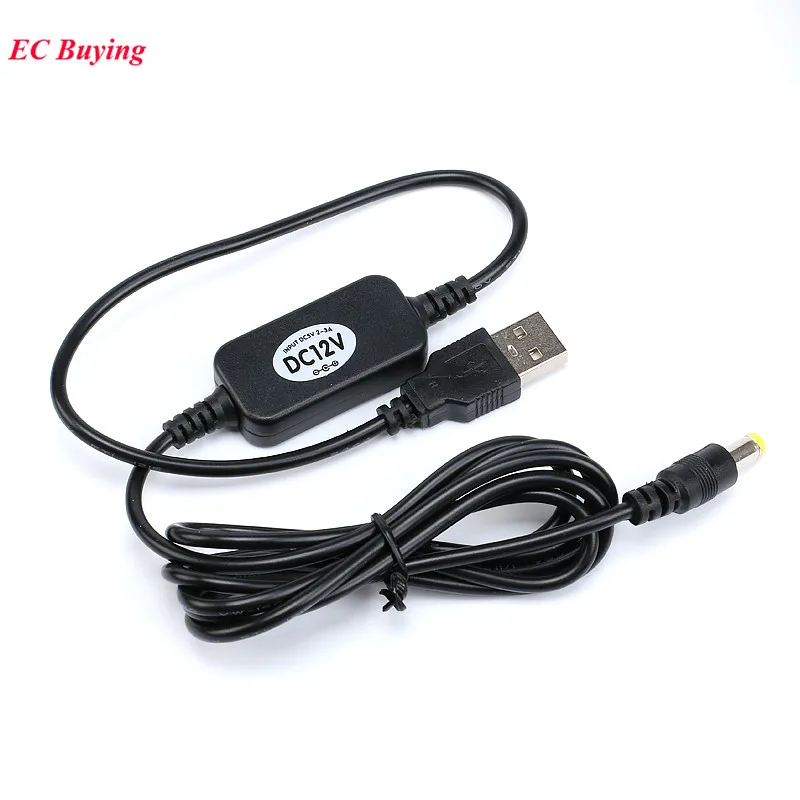 

USB DC 5V to DC 12V Step Up Cable Module USB Power Boost Line Step Up Boost Module Converter Adapter Cable 8W 5.5*2.1mm Plug