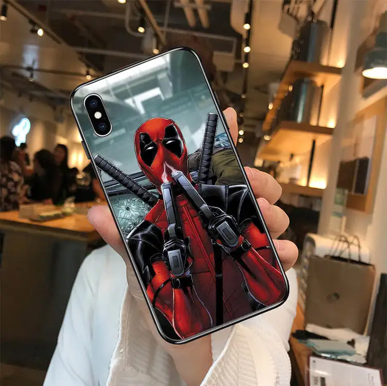 TPU Marvel DC Comics железные человеческие Мстители Endgame Thanos Мягкий ТПУ чехол для iPhone X SE 5 5S 6 6 S Plus 7 8 Plus XR XS MAX - Цвет: TPU