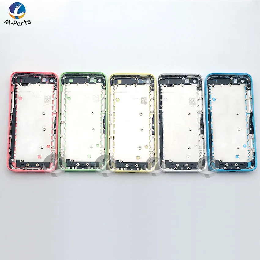 Для iphone 5C задняя крышка корпуса Батарейная крышка дверная рама высокого качества OEM AAA+ Бесплатный стикер и инструмент