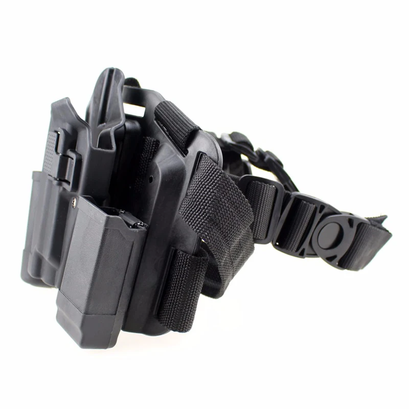 

Hunting Airsoft Gear Quick Drop Left Hand Leg Holster For Sig Sauer P226 229 Army Tactical Gun Thigh Holster