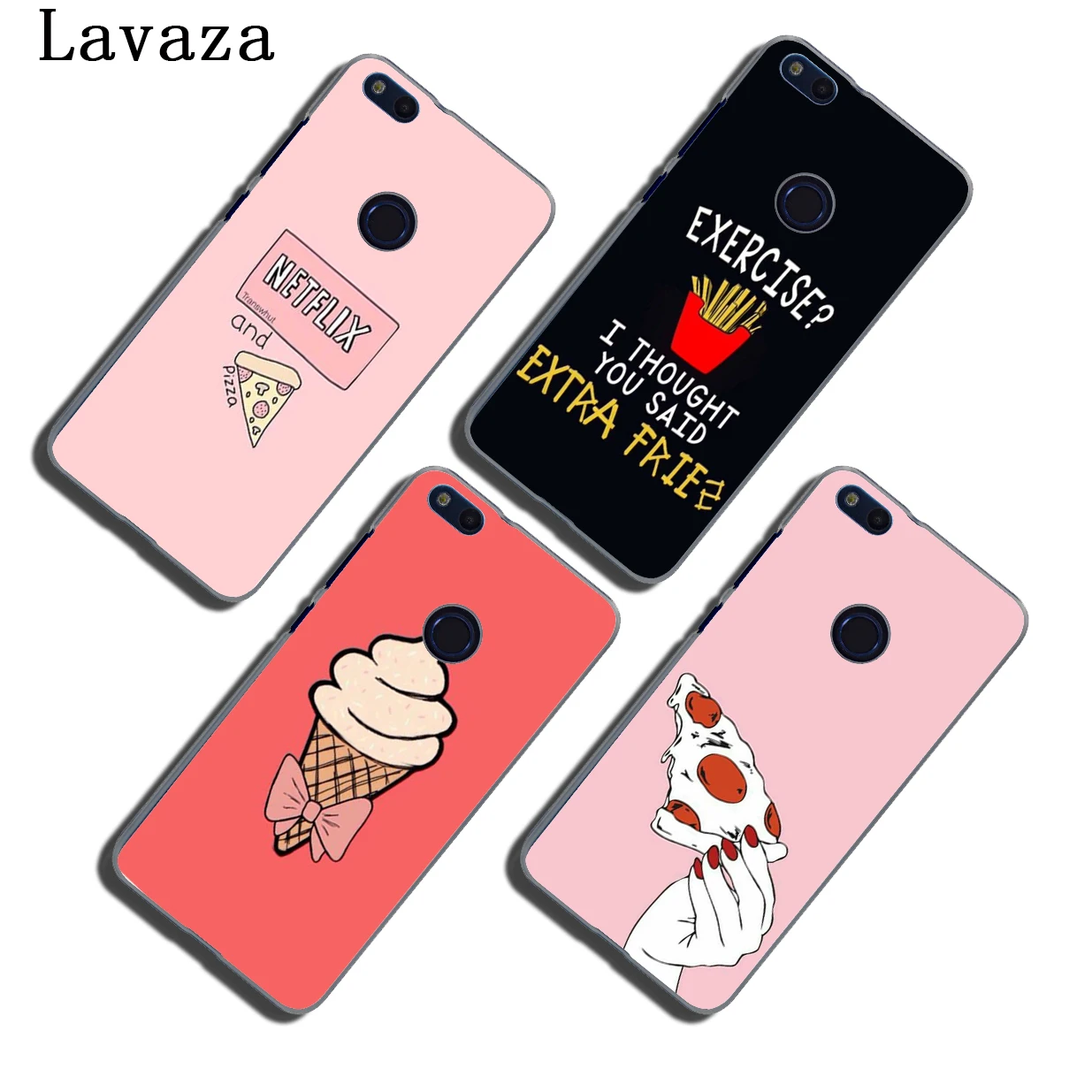 Lavaza пицца картофель фри пончик пищевой чехол для Huawei P30 P20 P9 P10 Plus P8 Mate 20 Pro Lite Mini 2016