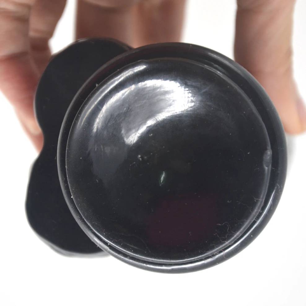 FAAK Огуречный фаллоимитатор с присоской черный искусственный пенис|dildo with suction