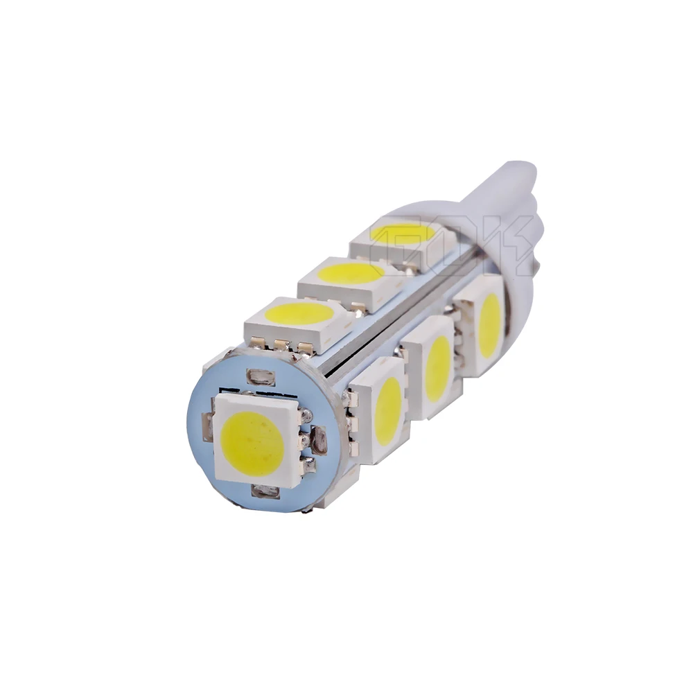 100 шт. Автомобильные светодиодные лампы T10 W5W 13led 5050 smd Auto t10 13SMD|t10 smd|lamp lamplamp |