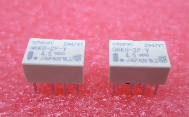 Новое реле G6KU-2P-Y 4 5 В постоянного тока G6KU-2P-Y-4.5VDC G6KU2PY в DIP8 шт./лот | Обустройство